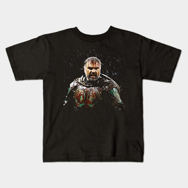 Spartan Manager Kids T-Shirt by apsi